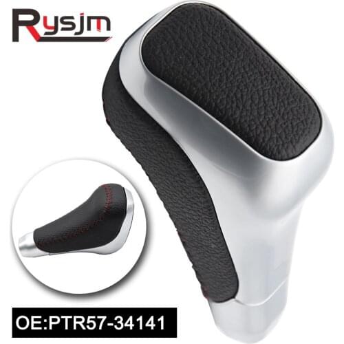 Speed Gear Shift Knob Lever Shifter Boot PU Leather Fit for Toyota 4 Runner 2012-2020 fit for Toyota Tundra PTR57-34141