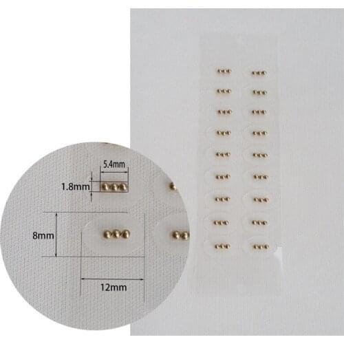 Color Crystal Magnet Ear Paste Therapy Patch Self-treatmen Biomagnetic Reducing Weight Without Diet Slimming Body Slim Massage