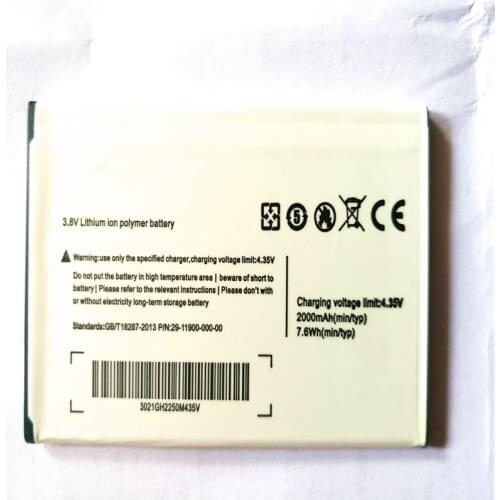 For Ulefone Be Pure Battery Batterie Bateria Batterij Accumulator AKKU 2000mAh with phone stander