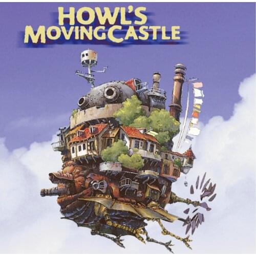 Howls Moving Castle 3D Paper Model 50cm Tall Land Version Model Educational 3D Puzzle Handmade Toys Present Gift for Children