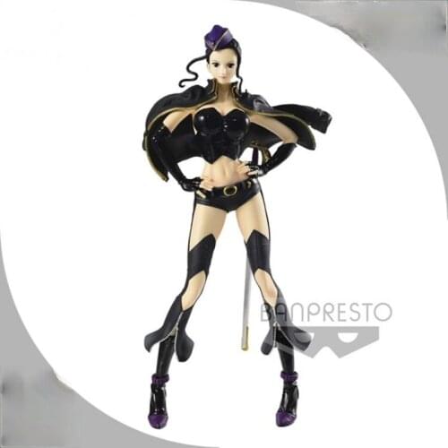 BANDAI Banpresto ONE PIECE FDS Nico robin Black clothes Pirate Hat Anime Figure