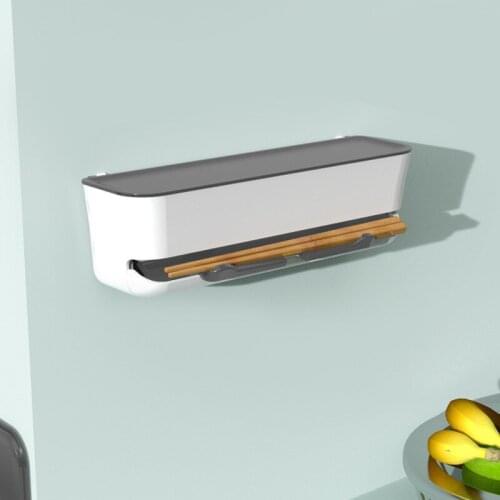 Chopsticks basket without punching shelf household drain chopsticks cage chopsticks tube kitchen wall mounted tableware