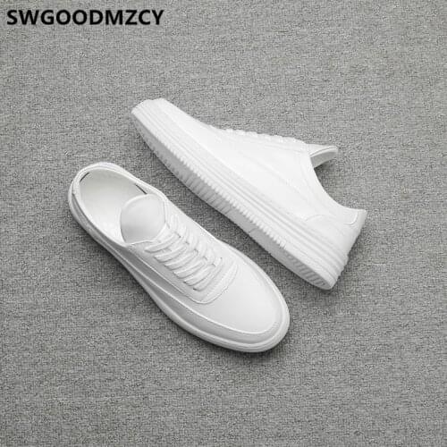 Leather Shoes Men White Sneakers Men Shoes Luxury Brand Fashion Designer Shoes Men High Quality Zapatos De Hombre Buty Damskie