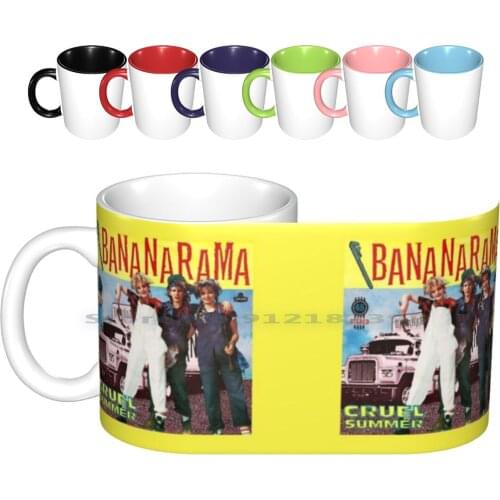 Bananarama Retro Cruel Summer 80s Music Band Ceramic Mugs Coffee Cups Milk Tea Mug Cruel Summer Summer Summer Time Cruel Cruel