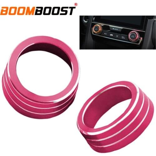 Hot sale car styling Air Conditioning heat control Switch knob AC Knob For Honda Civic 2016-2017 ten generation 2pcs/set