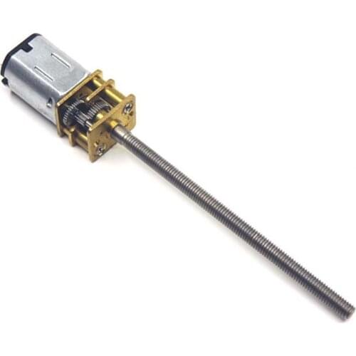 DC 3/6/12V Metal Gear Motor 15-600RPM N20 Electric Micro Speed Reduction Gear Motor for Car Robot Model Mini Metal Gear Motor M3