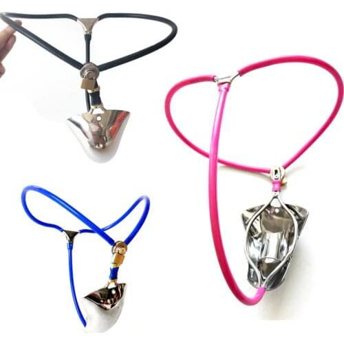 New Stainless Steel Male Chastity Belt Underwear Penis Cover Chastity Cage Against Derailment and Masturbation Bondage Device