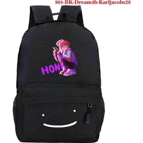 Dream Merch Print Women School Bag Large Capacity Backpack School Boys Girls Mochila Fashion Game Print Backpack Teenage Bookbag