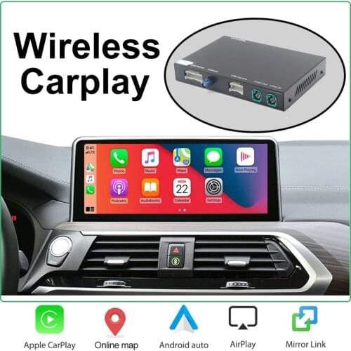 With Maps Android Mirror Link AirPlay CarPlay Function Wireless CarPlay For BMW CIC 5 Series E60 E61 F10 F11 F07 F18