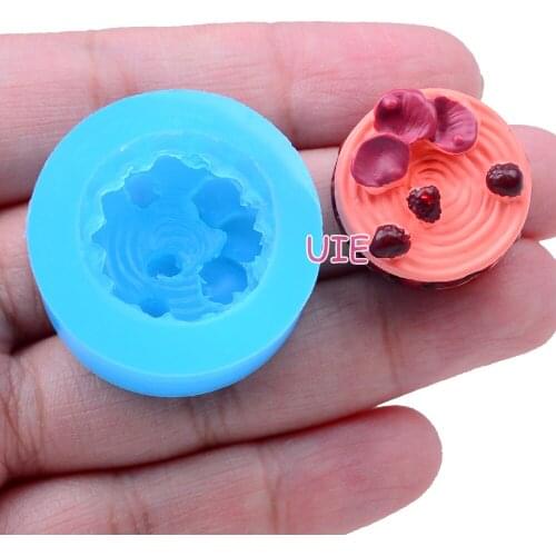 GYL064U 20.7mm x 9.2mm Baumkuchen Silicone Mold Fondant Cake Decoration Candy Resin Clay Earrings Necklace Craft Soap Candle