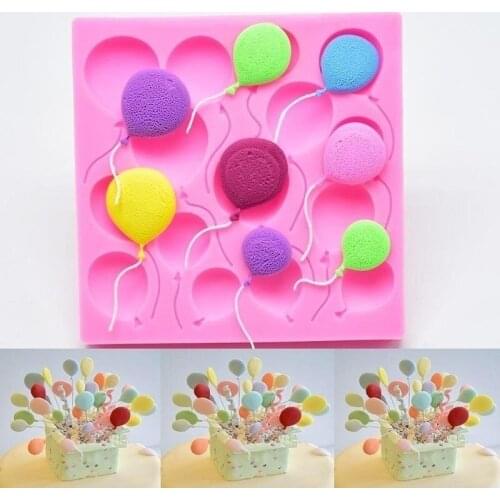 Silicone Balloons Fondant Cake Sugarcraft Chocolate Decorating Mold Baking Tools kitchen accessories