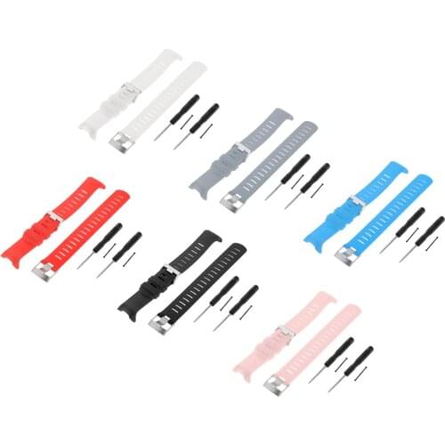 Sports Watch Silicone Band Strap Replace for Suunto D4 / D4i Novo Watch, Soft Silicone Material