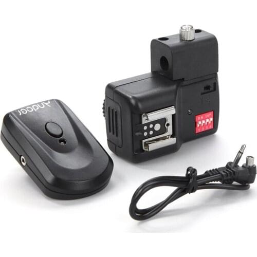 Andoer Universal 16 Channels Radio Wireless Remote Flash Speedlite Trigger for Canon Nikon Pentax Olympus PT-16NE