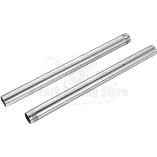 Front Fork Inner Tubes Pipes Silver Pair For SUZUKI GSX-R600 2006-2007 GSX-R750 2006-2007 41x535mm 51110-01H00-00 51120-01H00-00