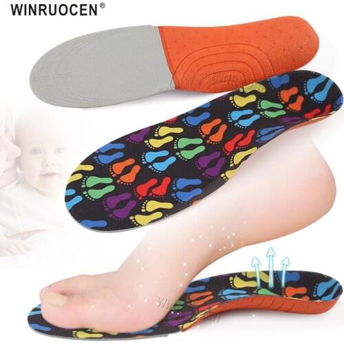 WINRUOCEN Children Orthotics Insoles Arch Support Correction Care Tool for Flat Foot XO-Legs Kid Insert Soles Shoe Pad