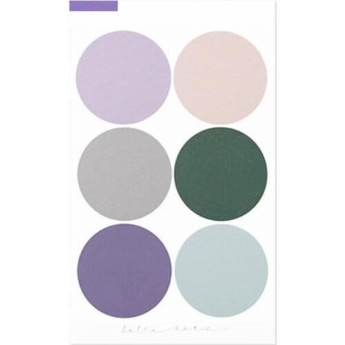 630pcs Blank Label Candy Color Point Sticker Morandi Round Gift Sticker Baking Packaging Biscuit Bag Label Sealing Sticker