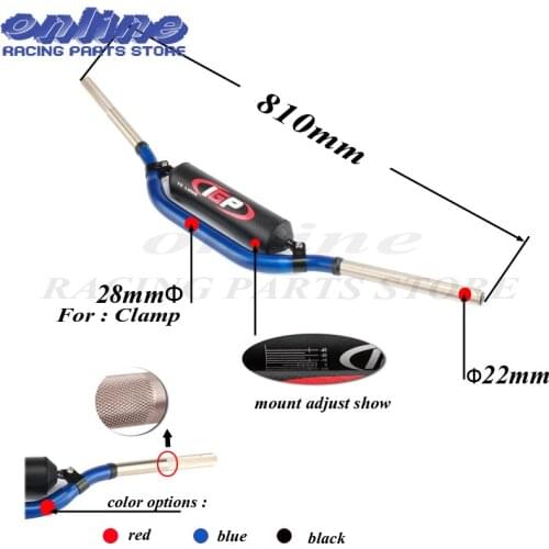 810mm New Handle Bar 28mm 1-1/8" Pit Bike Motocross Motorcycle Handlebar 810mm universal motorcycle dirt bike
