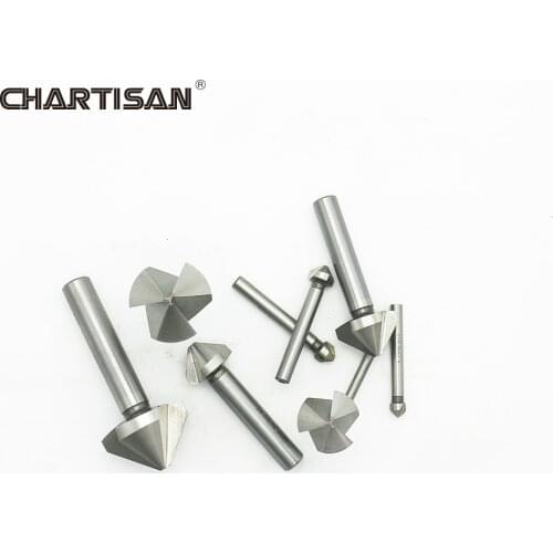 CHARTISAN High Quality HSS Chamfer Drills Chamfering End Mill Cutter Countersink Drill Bits