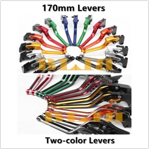 For SuzukiGSF 600S BANDIT 1996-2003 1997 1998 1999 CNC Motorbike Clutch Brake 170mm Levers And Two-color Lever Two Styles Pair