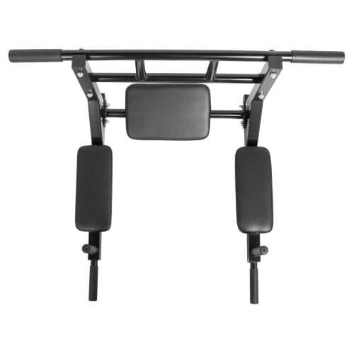 Home Exercise Equipment Wall Mounted Pull Up Bar Vertical Knee Raise Dip Station