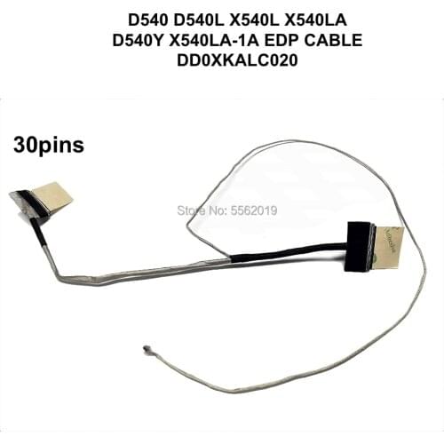LVDS Monitor Screen Cable for Asus D540 D540L X540L X540LA D540Y X540LA-1A EDP CABLE DD0XKALC020 30pin FHD LCD Display flex