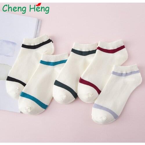 10 Pair/ Lot Fashion Womens Spring Summer Cotton Socks Breathable Comfortable Anti-skid Deodorant Double Striped Sock Slippers