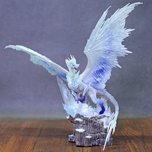 Monster Hunter World: Iceborne Velkhana Nergigante Statue MHW Elder Dragon Figure Collectible Model Toy