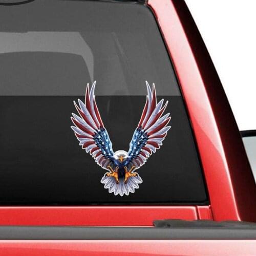 Vulture American Flag Refit Sticker Car Body Racing Side Door Long Stripe Stickers Auto Vinyl Decal Car Stickers