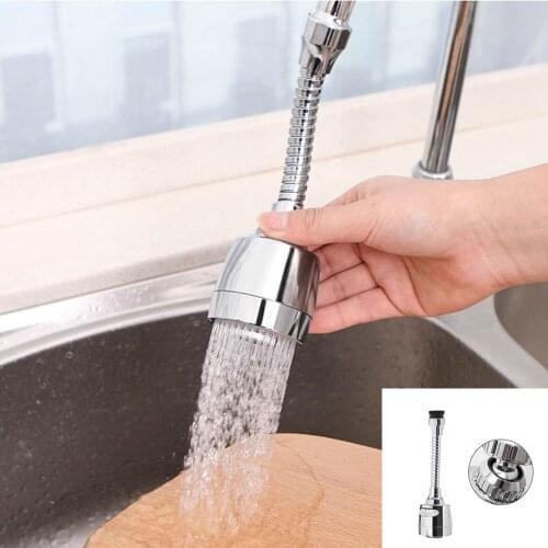 Rotatable Bubbler Shower 360 Degree Swivel Water Saving Pressure Nozzle Filter Tap Kitchen Faucet Extender Adapter Anti-splash