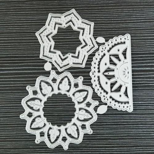 Flower Cutting Dies Metal Stencil Scrapbooking Album Embossing Card Decorative Card Making Cutting Dies