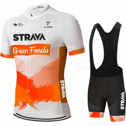 Cycling Jersey Breathable Anti-UV Summer Cycling Jersey Set Breathable Sport Mtb Bicycle Jerseys Strava Mens Cycling Clothing