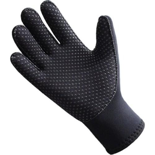 1 Pair Diving Gloves 3mm Anti-slip Wear-resistant Warm Durable Gloves for Fishing EDF88