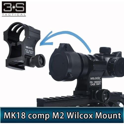 30mm Scope Mount MK18 comp M2 Weaver Rail Wilcox Mount Scope Rings For 20mm Picatinny Rail