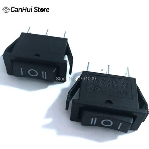 5 Pcs AC 10A/250V 15A/125V 3 Pin SPDT ON-OFF-ON 3 Position Boat Rocker Switch KCD3-3PD KCD3-103 15A power Supply Ship Type Switc