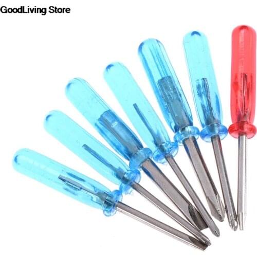 7pcs Mini Screwdriver Phillips Slotted Cross Word Head Five-pointed Star For IPhone Samsung Mobile Phone Laptop Repair Open Tool