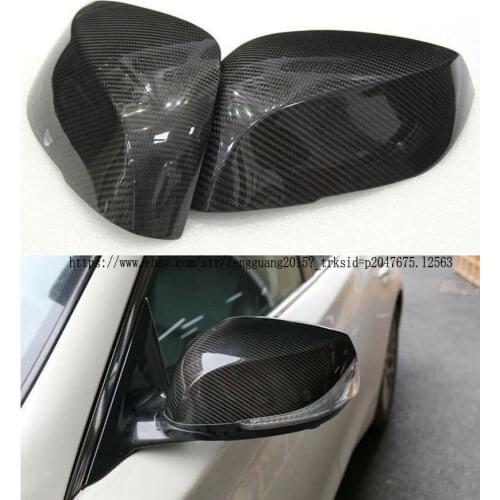 ABS Carbon Fiber Mirror Cover for Infiniti Q50 Q70 2014-2018 Q60 QX30 2016 -2018