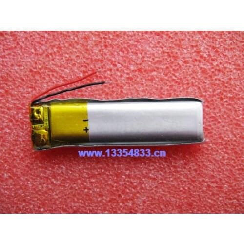 Recorder battery, Bluetooth headset battery 051245 polymer 5*12*46 mm