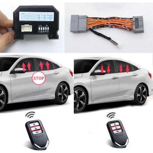 Automatic Window Lifter Modified Automatic Lock Mirror Folding For Honda Civic 2016 2017 2018 2019 2020