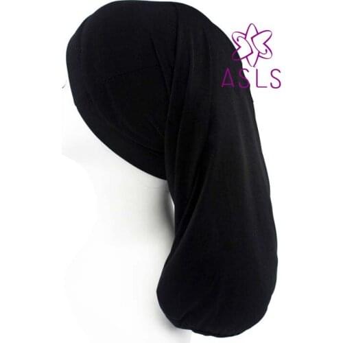 New Hot Sale High Quality Unisex Strong Elasticity Dreadlocks Cap Beanie Hat Men Women Slouch Hat Long Cylinder Sleep Cap