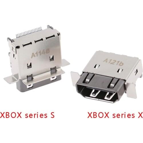For XBOXONE SLIM / X /Series X HDMI-compatible Port Connector Socket Replacement For Microsoft Xbox One S Slim