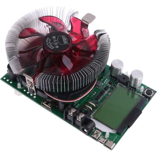 Electronic Load Tester 150W 200V 20A USB Adjustable Testing Module Power Meter X4YD