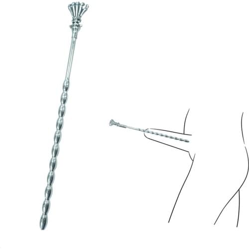 Fake piercing Stainless steel Urethral catheter stick Sex toy penis vaginal urethral dilator couple flirting masturbation septum