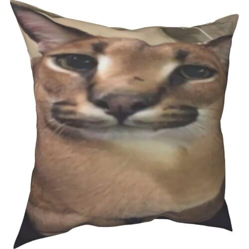 Floppa Cute Memet 2021 New Great Quality Middle Aged Youth Street Style Cartoon Comical Dakimakura Pillow Case Pillow Cover