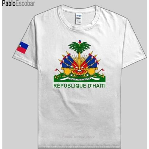 Haiti Haitian t shirt man t-shirt cotton nation team 100% cotton tshirt gyms clothing fitness Hayti Ayiti country flag