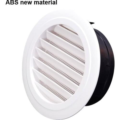 Bevel Air Ventilation 75-200mm ABS New Material Round Diffuser Ducting Ventilation Cover Indoor Fresh Air System