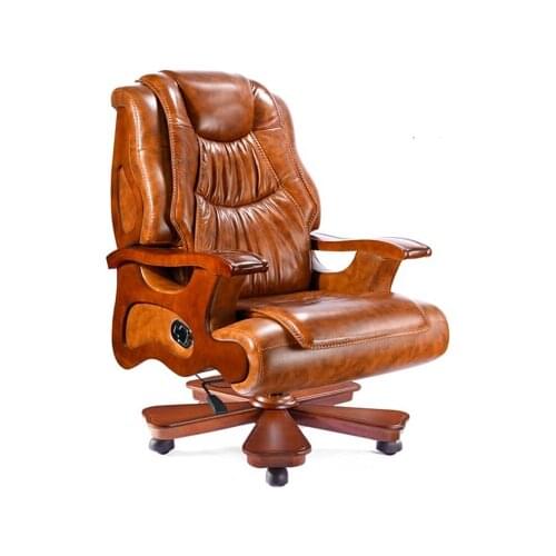 Leather chairs leather chair wood office chair, president chair reclining massage chair lift computer