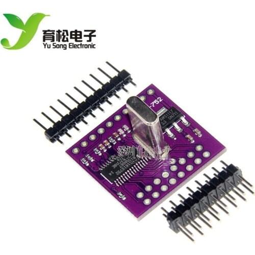 MCU-752 SC16IS752 I2C/SPI bus interface to dual-channel UART conversion module