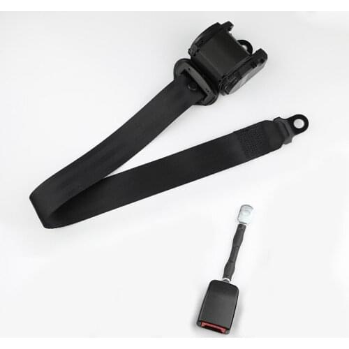 2.7M Car 3 Point Seat Belt Set Car Safety Seat Belt Interior Accessories Durable Bolted For RV Camper Truck Bus Van SUV Lorry