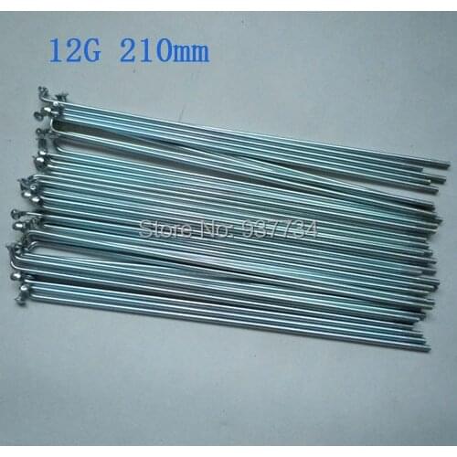 Bicycle spoke 12g 210mm/ #45 steel spoke pillars/ spoke and nipple set G-L018