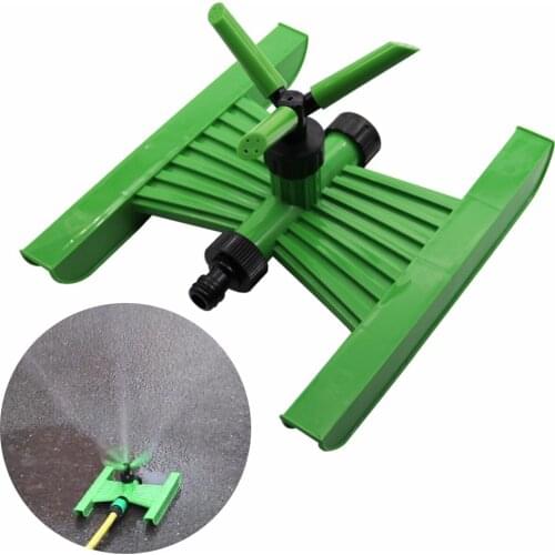 Trifurcated Automatic Sprinkler Garden 360 Degree Rotating Sprinkler Agriculture Lawn Irrigation Three Outlet Sprinkler 1 Pc